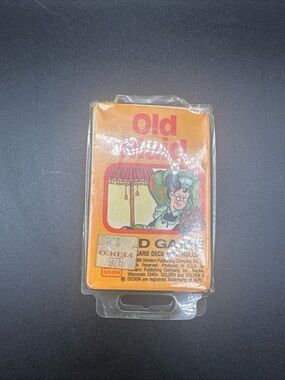 Vintage 1988 Golden Old Maid Cards Deck - 4902-2 - Complete With Rules - Loose